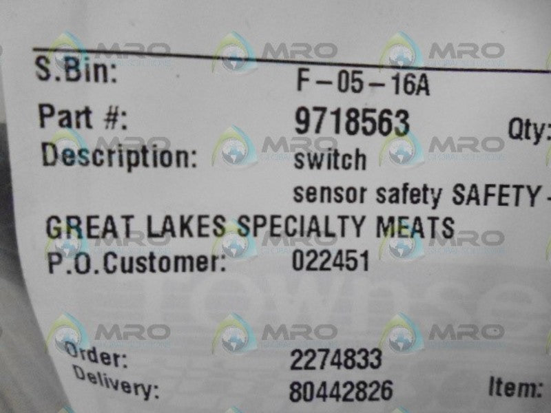 MAREL 9718563 SENSOR NSMP