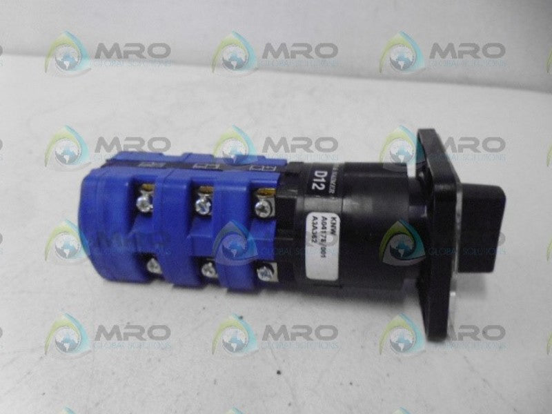KRAUS+NAIMER D12A3A362-600EM POSITION ROTARY SWITCH NSMP