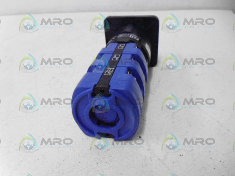 KRAUS+NAIMER D12A3A362-600EM POSITION ROTARY SWITCH NSMP