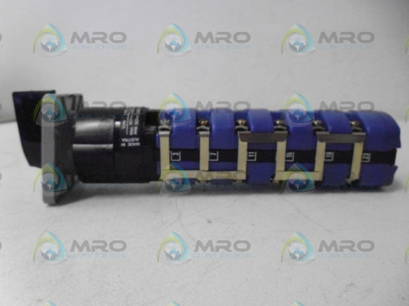 KRAUS + NAIMER D11 CD0044-400EM ROTARY SWITCH NSMP