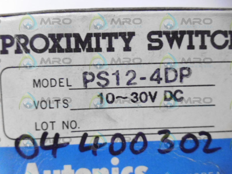 AUTONICS PS12-4DP PROXIMITY SWITCH NSMP
