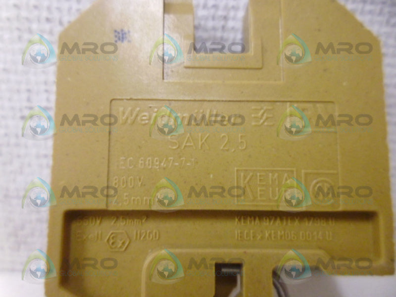 WEIDMULLER SAK2.5 TERMINAL BLOCK NSNP