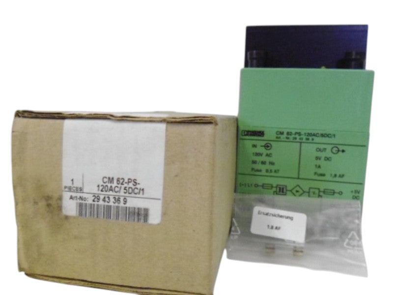 PHOENIX CM 62-PS-120AC/5DC/1 POWER SUPPLY  NSMP