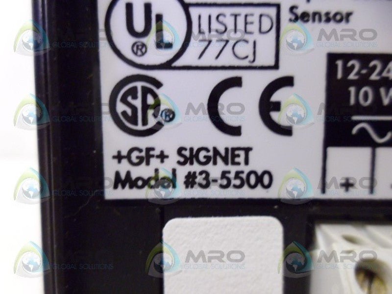 GEORGE FISHER 3-5500 FLOW MONITOR UNMP