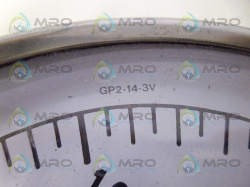 WEKSLER GP2-14-3V PRESSURE GAUGE UNMP