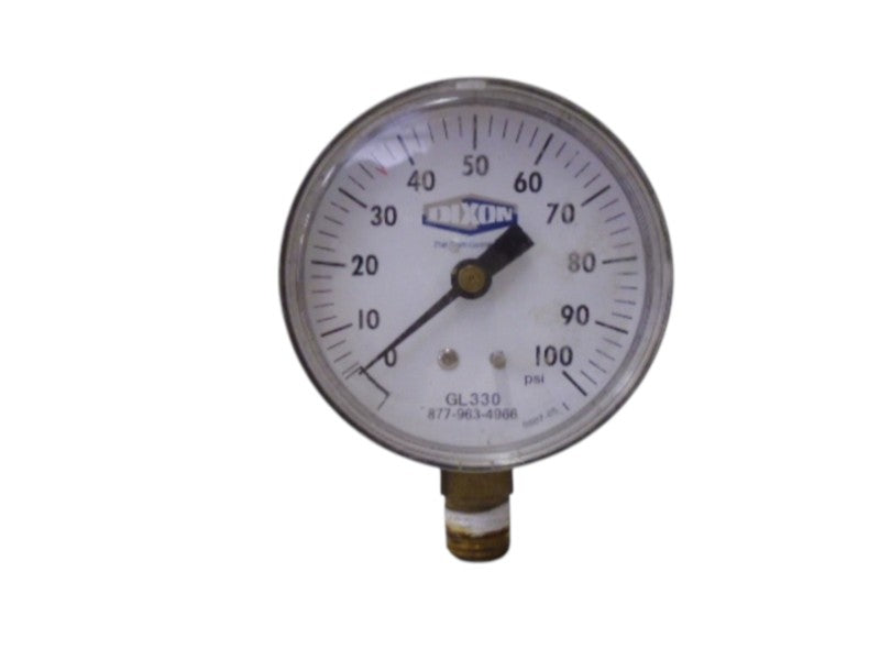 DIXON GL330 PRESSURE GAUGE 0-100 PSI UNMP