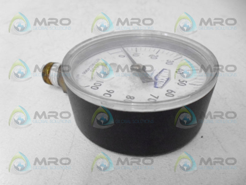 DIXON GL330 PRESSURE GAUGE 0-100 PSI UNMP