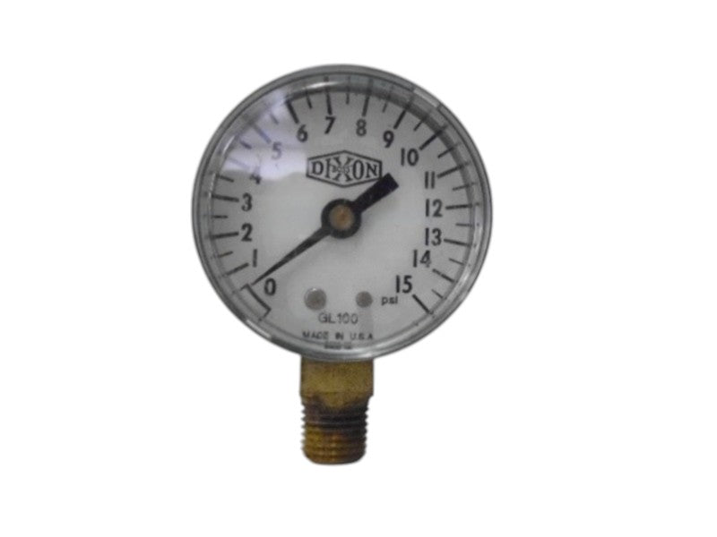 DIXON GL100 GAUGE 15PSI UNMP