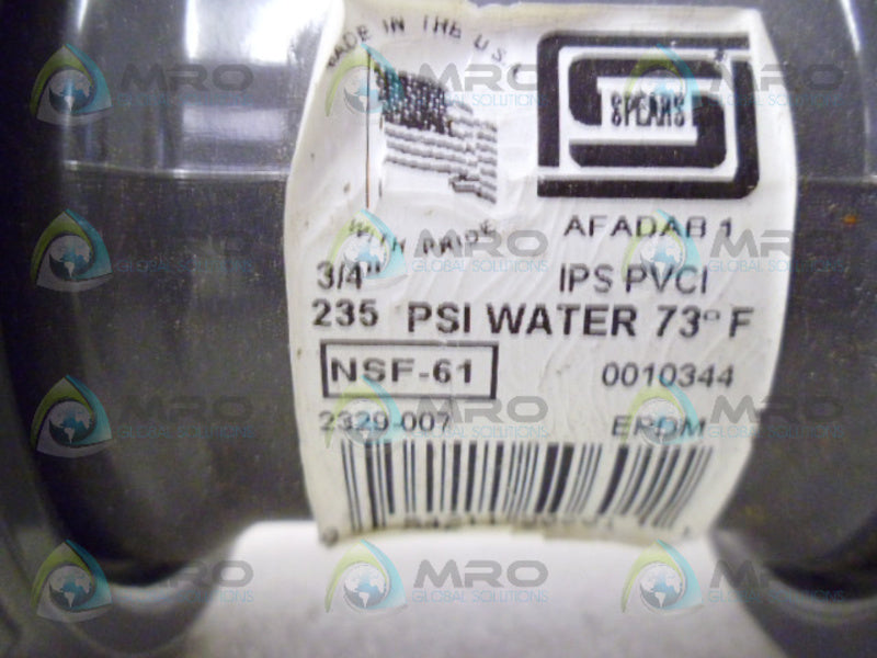 SPEARS NSF-61 BALL VALVE NSNP