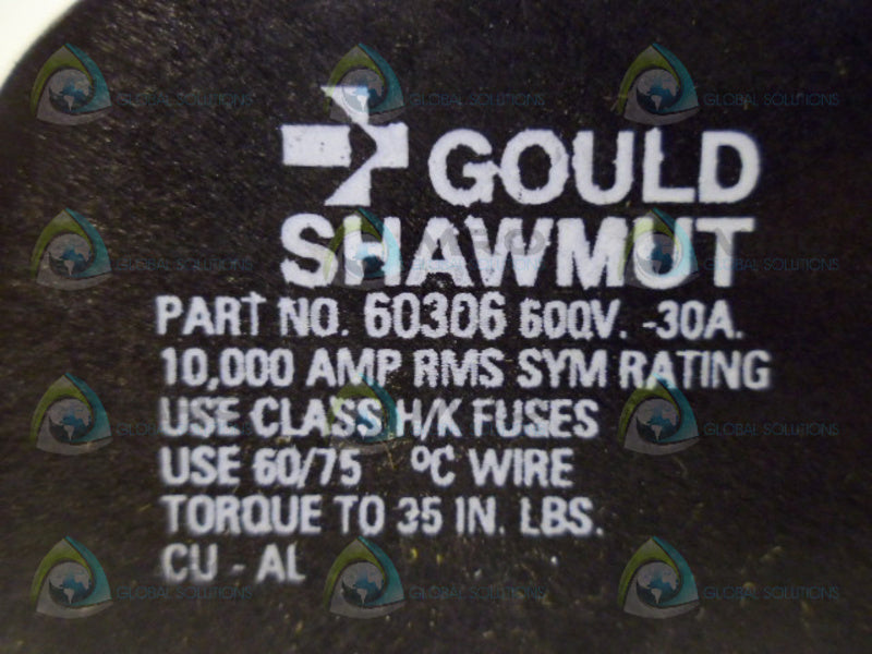 GOULD SHAWMUT 60306 FUSE HOLDER NSNP