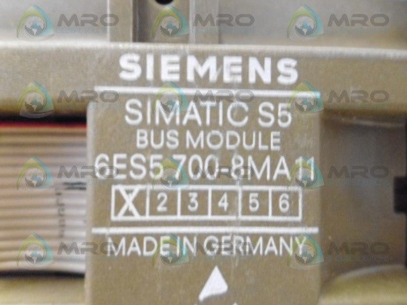 SIEMENS 6ES5 700-8MA11 BUS MODULE UNMP