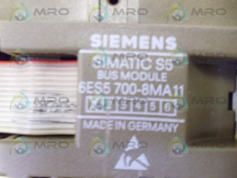 SIEMENS 6ES5 700-8MA11 BUS MODULE (AS PICTURED) UNMP
