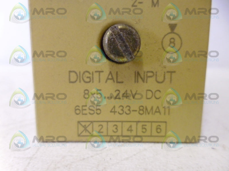 SIEMENS 6ES5433-8MA11 INPUT MODULE UNMP