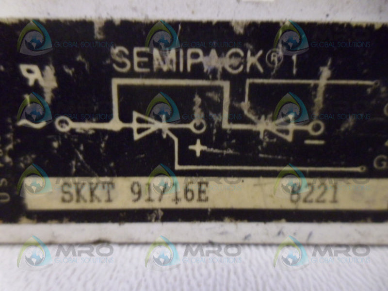 SEMIKRON SKKT 91/16E 8221 MODULE UNMP