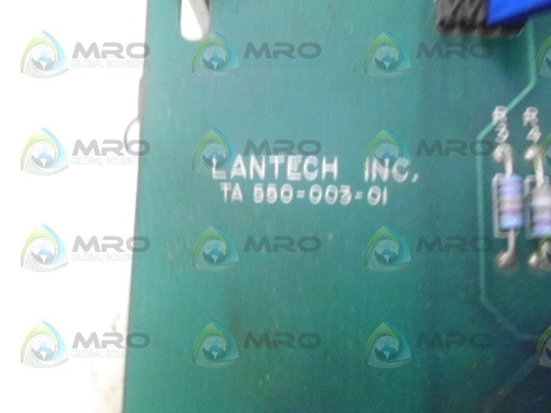 LANTECH 550-003-01 CONTROL BOARD NSNP