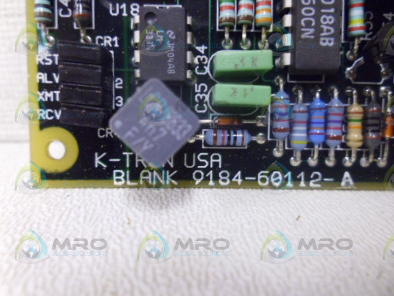 K-TRON 9184-60112-A PC BOARD NSNP
