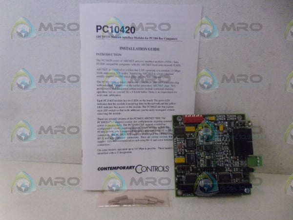 CONTEMPORARY CONTROLS PC10420-485X CONTROL BOARD NSMP