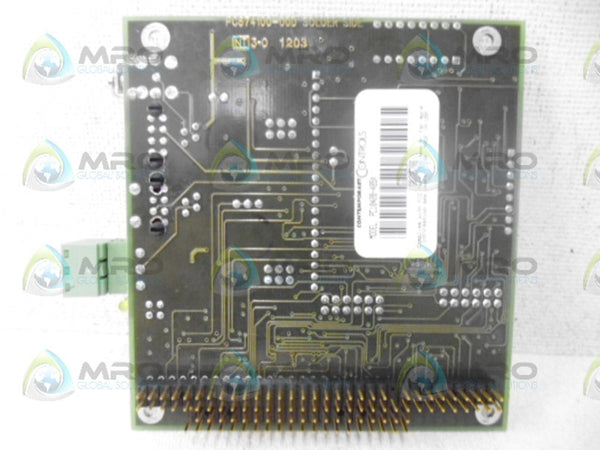 CONTEMPORARY CONTROLS PC10420-485X CONTROL BOARD NSMP