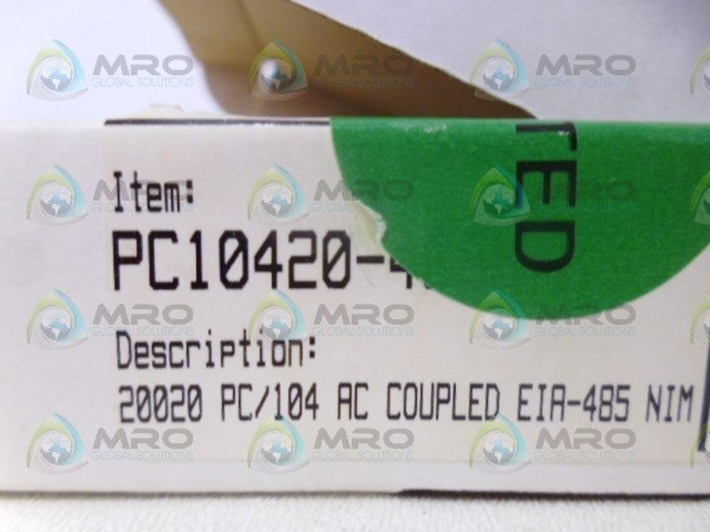 CONTEMPORARY CONTROLS PC10420-485X CONTROL BOARD NSMP