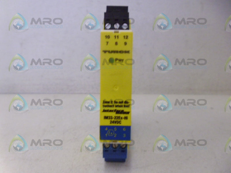 TURCK 1M33-22EX-HI/24VDC INTERFACE MODULE NSMP