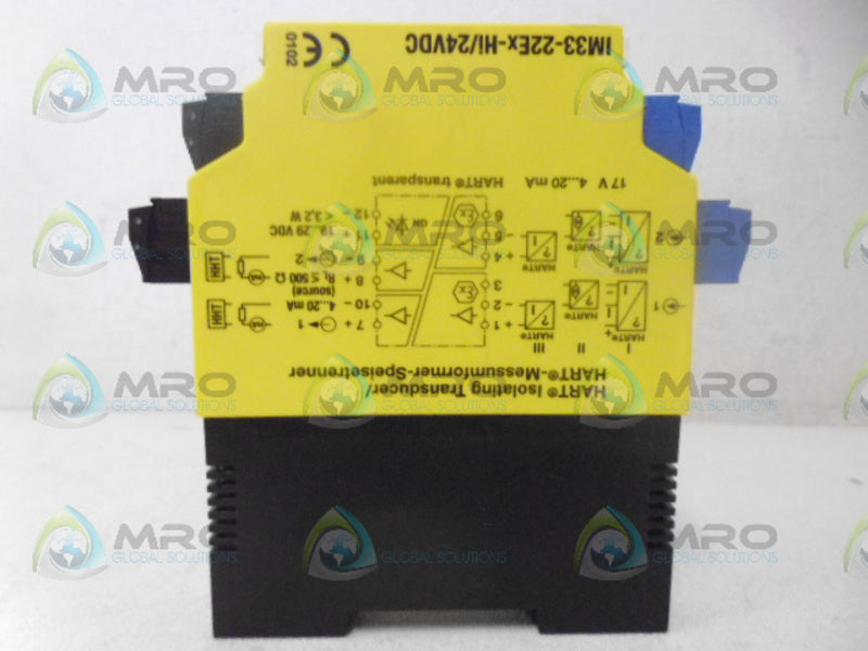 TURCK 1M33-22EX-HI/24VDC INTERFACE MODULE NSMP