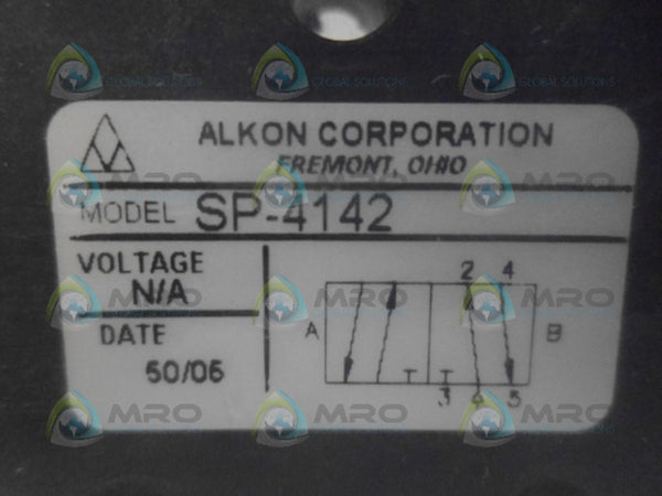 ALKON SP-4142 PNEUMATIC VALVE NSMP