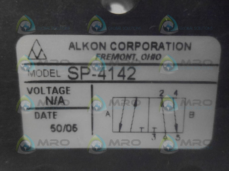 ALKON SP-4142 PNEUMATIC VALVE NSMP