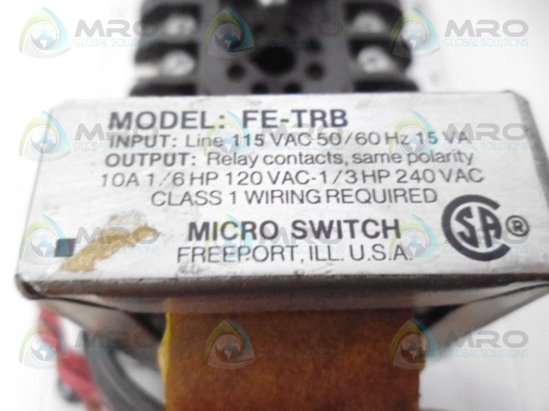 MICRO SWITCH FE-TRB MODULAR CONTROL BASE  UNMP