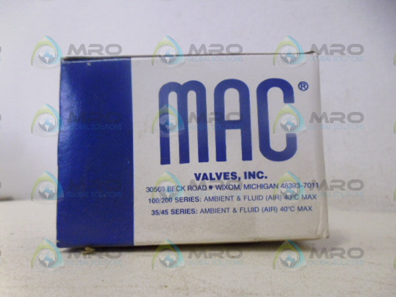MAC 130B-116AA SOLENOID VALVE NSMP