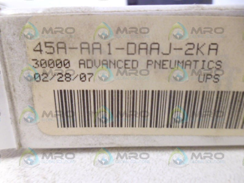 MAC 45A-AA1-DAAJ-2KA VALVE NSMP