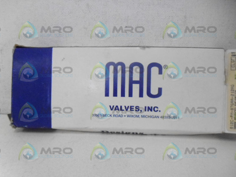 MAC 812C-PM-876AA-212AG VALVE NSMP