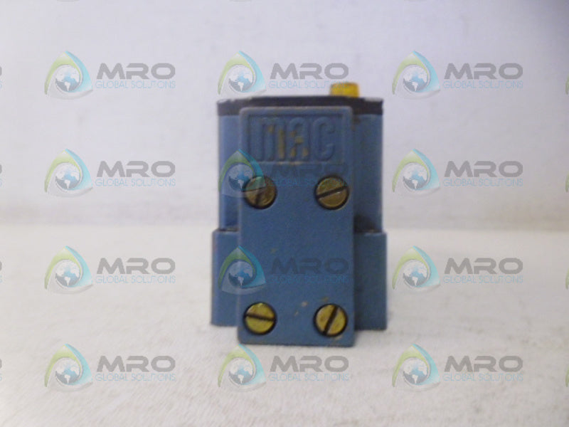 MAC 6213C-411-PM-111DA SOLENOID VALVE (AS PICTURED)(REMANUFACTURED) NSNP