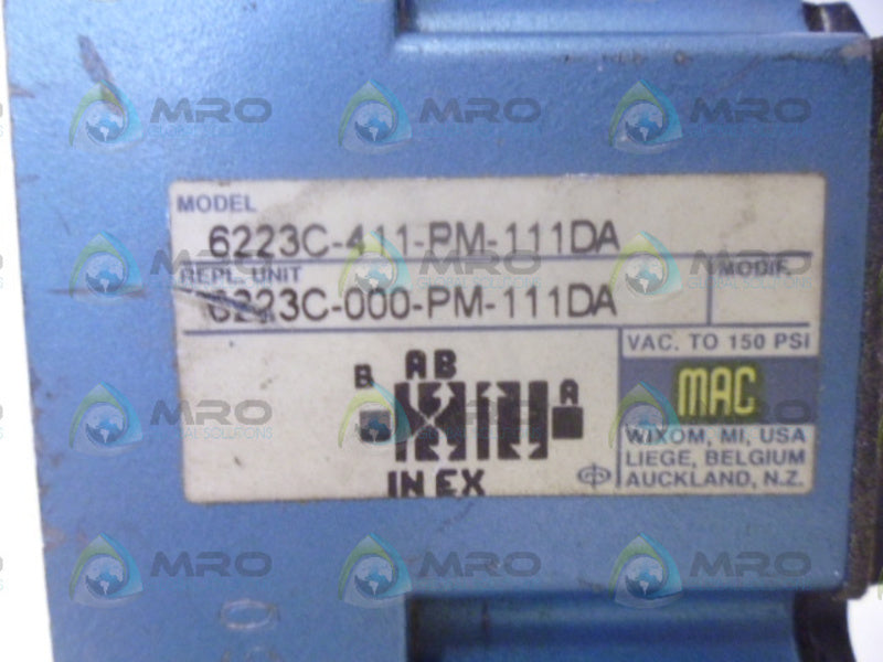MAC 6223C-411-PM-111DA VALVE NSNP