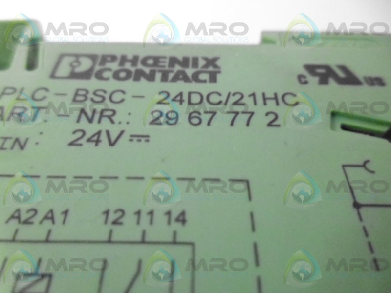 PHOENIX CONTACT PLC-BSC-24DC/21HC UNMP