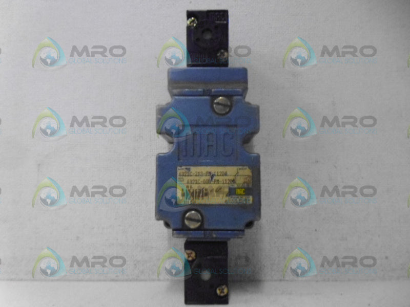 MAC 6321C-213-PM-112DA VALVE UNMP