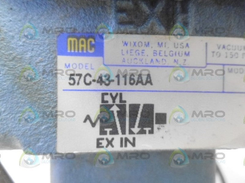 MAC 57C-43-116AA VALVE UNMP