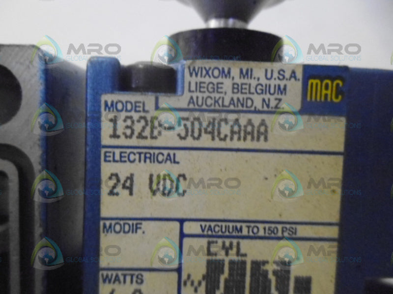 MAC 132B-504CAAA VALVE NSNP