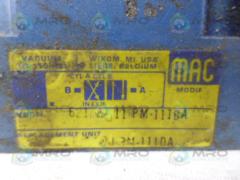 MAC 621-A511-PM-111DA VALVE (AS PICTURED) UNMP