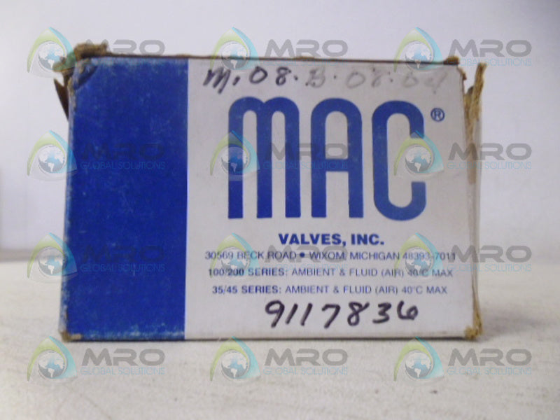 MAC 132B-611JD VALVE NSMP