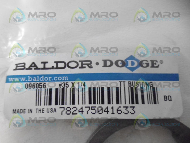 DODGE 096056 TORQUE TAMER BUSHING #35X1/4 NSMP