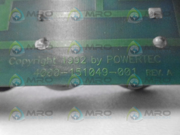 POWERTEC 4000-151049-001 PC BOARD NSNP