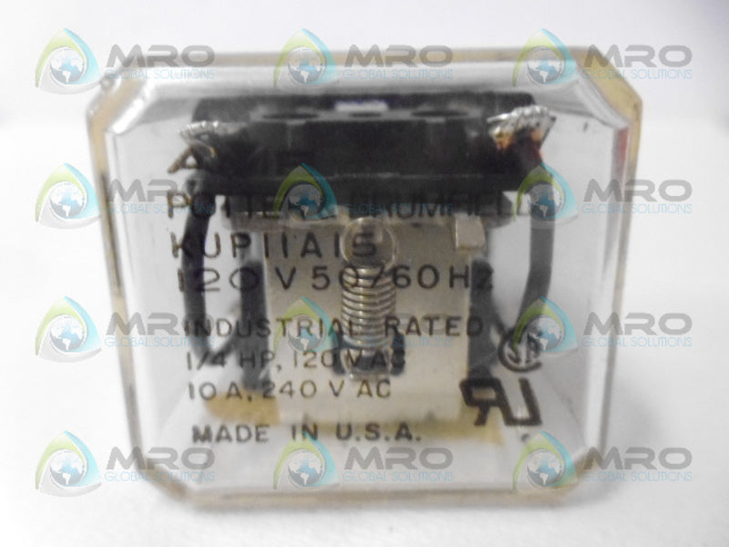 POTTER & BRUMFIELD KUP-11A15-120 RELAY 120V NSNP