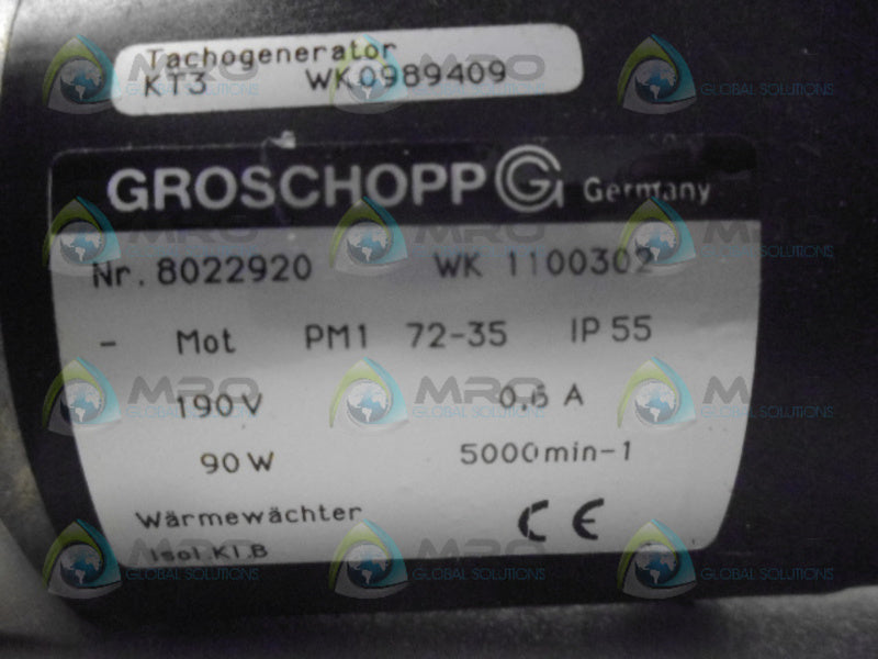 GROSCHOPP 8022920 MOTOR NSNP