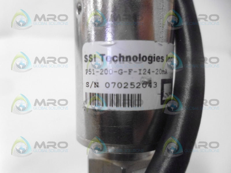 SSI P51-200-G-F-2-I24-20MA SENSOR NSNP