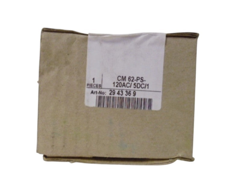 PHOENIX CM 62-PS-120AC/5DC/1 POWER SUPPLY  NSFS