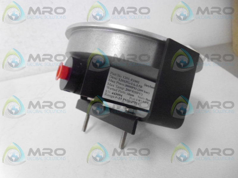 GARDNER DENVER 1201-E1002 GUAGE 15PSI NSNP