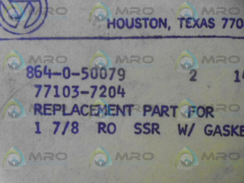 GARLOCK 864-0-50079 REPLACEMENT KIT NSMP