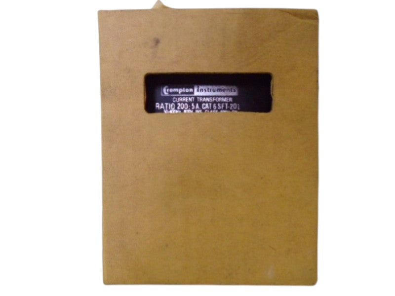 CROMPTON INSTRUMENTS 6 SFT-201 CURRET TRANSFORMER  NSFS