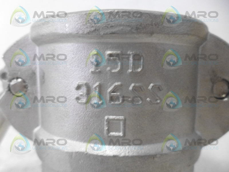 U-TITE 316SS CAM GROOVE COUPLING NSNP