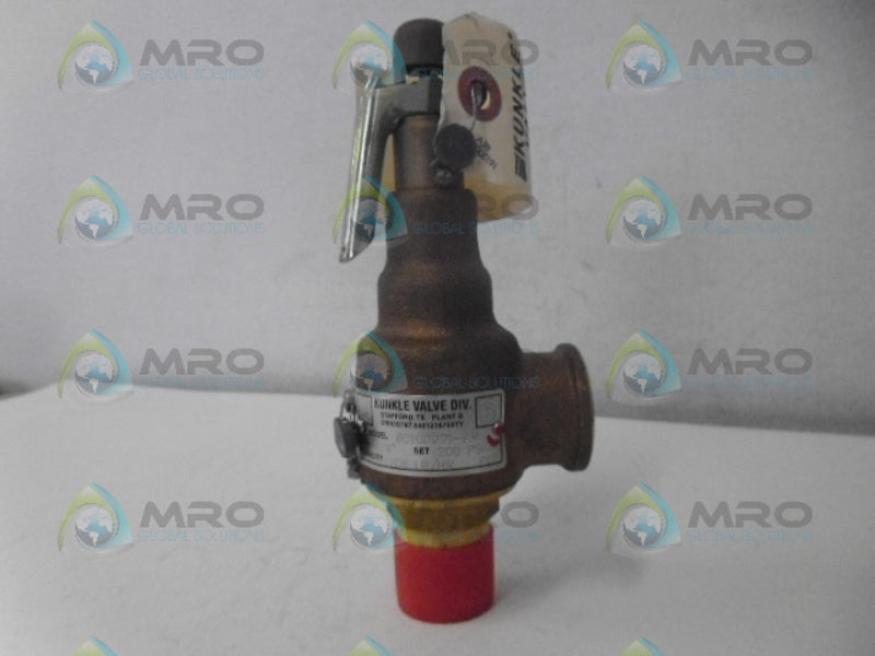 KUNKLE 6010DD01-AM0200 PRESSURE RELIEF VALVE NSMP